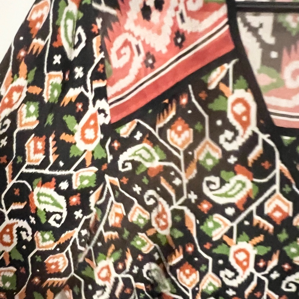 Veronica Beard Black Multicolor Printed Mini Dress - image 6